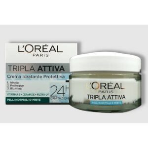 OREAL TRIPLA ATTIVA CREMA IDRATANTE PROTETTIVA 50 ML