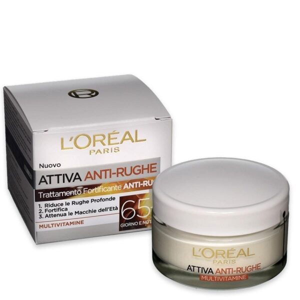 OREAL  ATTIVA ANTI RUGHE 65+ 50ML