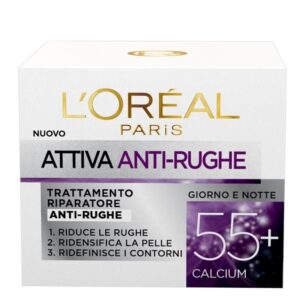 OREAL ATTIVA ANTIRUGHE GIORNO E NOTTE 55+ CALCIUM 50ML