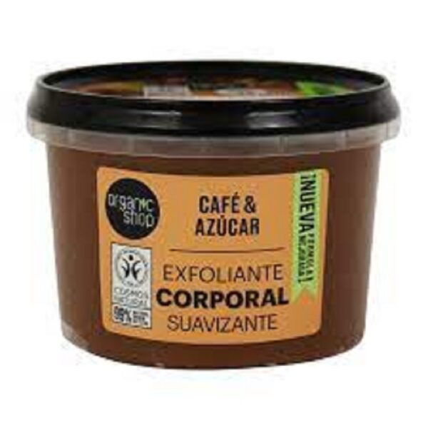 ORGANIC SHOP SCRUB CORPO EMOLLIENTE CAFE&AZUCAR 250ML