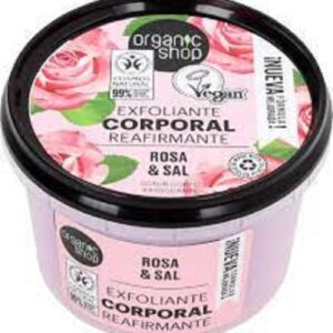 ORGANIC SHOP SCRUB CORPO RASSODANTE ROSA & SAL 250ML