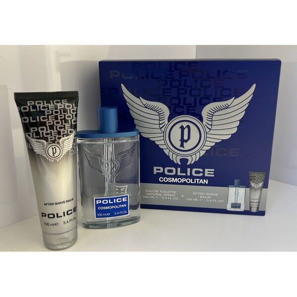 POLICE COSMOPOLITAN COFFRET EDT 100ML + A/S 100 ML BALM