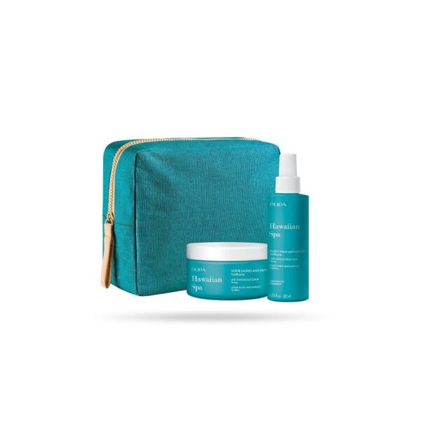 PUPA COFFRET HAWAIIAN SPA III SCRUB 350G +SPRAY 200ML ANTIFATICA