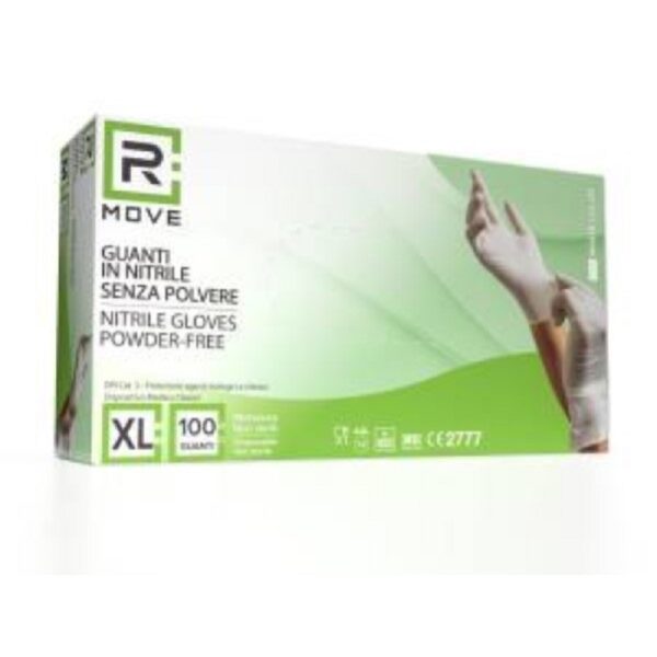 RMOVE GUANTI IN NITRILE BIANCO XL PZ 100