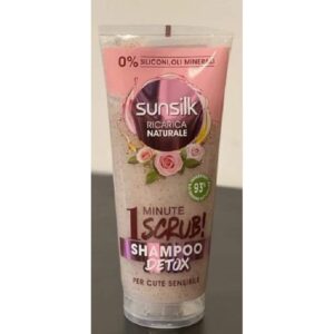 SUNSILK 1 MINUTE SHAMPOO DETOX SCRUB PER CUTE SENSIBILE