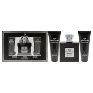 SERGIO TACCHINI PURE BLACK EDT 100ML+A/S 100ML+S/G 100ML