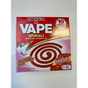 VAPE 10 SPIRALI INSETTICIDE CITRONELLA/GERANIO