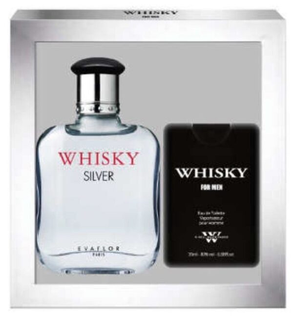 WHISKY SILVER COFFRET POUR HOMME EDT 100 ML + EDT 20 ML