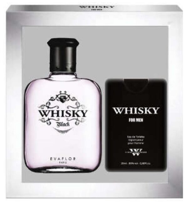 WHISKY BLACK COFFRET POUR HOMME EDT 100 ML + EDT 20 ML