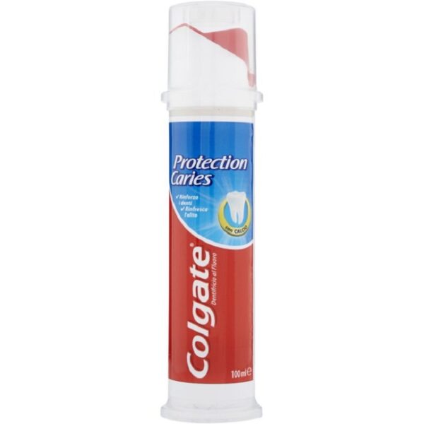 COLGATE DENTIFRICIO PROTEZIONE CARIE CON CALCIO DISPENSER 100 ML