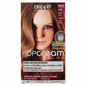 DIKSON POP CREAM CREMA COLORANTE PERMANENTE BIONDO SCURO 600 6N