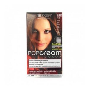 DIKSON POP CREAM CREMA COLORANTE PERMANENTE BIONDO SCURO DORATO 630 6D