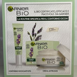 GARNIER BIO COFFRET CONTORNO OCCHI 15ML+CREMA ANTIRUGHE 50ML LAVANDA