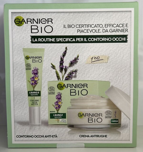 GARNIER BIO COFFRET CONTORNO OCCHI 15ML+CREMA ANTIRUGHE 50ML LAVANDA