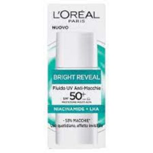 OREAL BRIGHT REVEAL FLUIDO UV ANTI-MACCHIE SPF 50+ 50ML