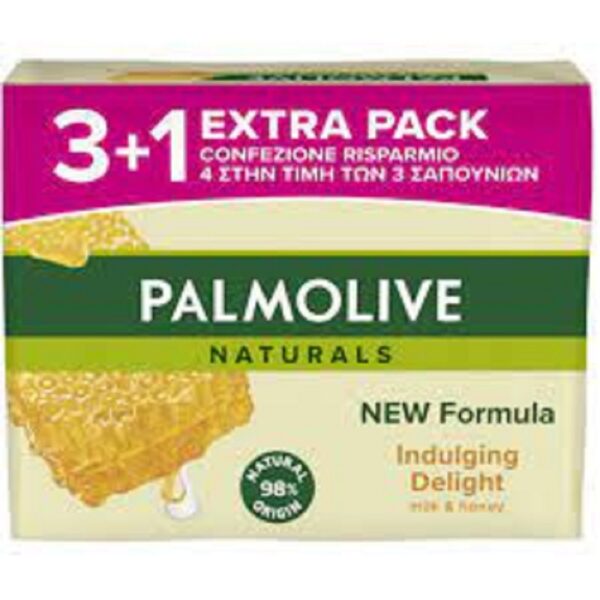 PALMOLIVE SAPONE SOLIDO LATTE E MIELE 3+1 90 GR