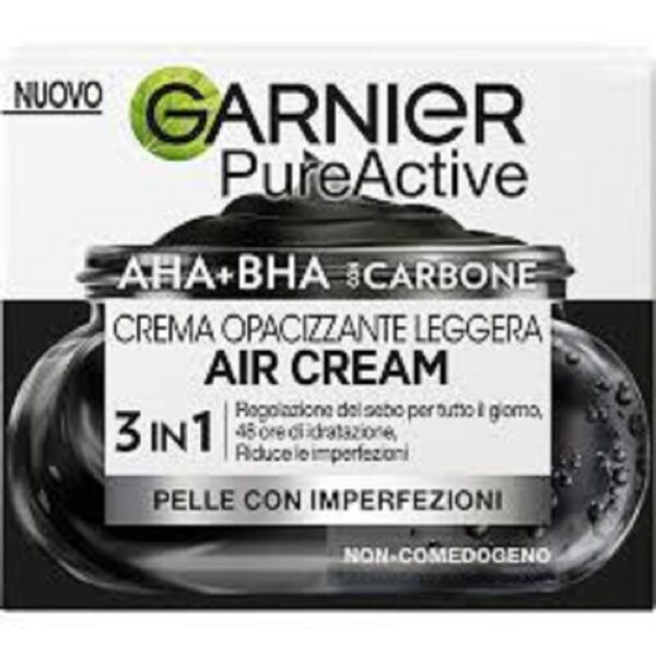 GARNIER PURE ACTIVE CREMA OPACIZZANTE LEGGERA CON CARBONE 50ML