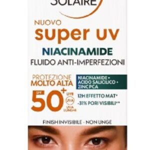 GARNIER AMBRE SOLAIRE SUPER UV FLUIDO ANTI-IMPERFEZ VISO SPF50+ 40 ML