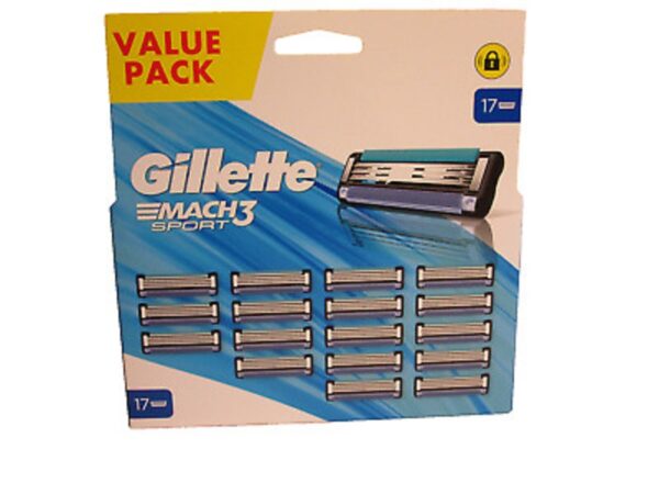 GILLETTE MACH3 SPORT 17 LAME