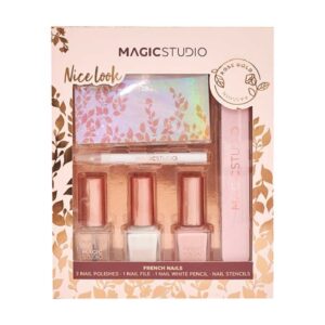 MAGIC STUDIO COFFRET ROSE GOLD FRENCH NAILS