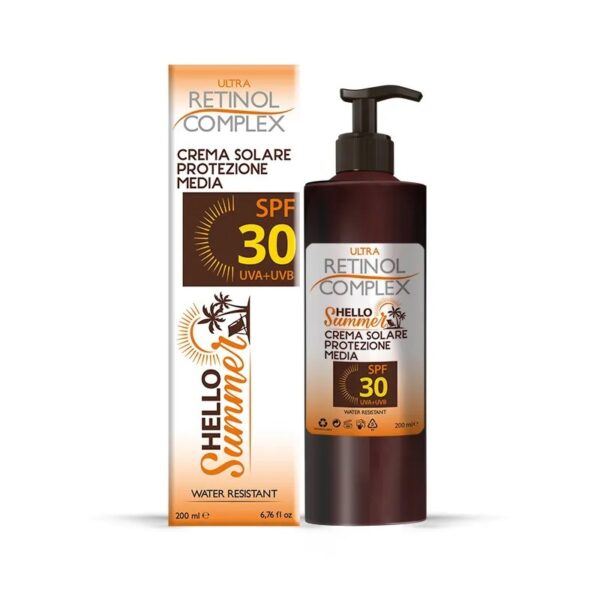 ULTRA RETINOL COMPLEX HELLO SUMMER CREMA SOLARE SPF 30  200ML WR