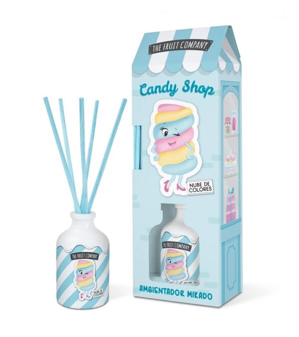 THE FRUIT COMPANY CANDY SHOP DIFFUS PER AMBIENTE NUVOLA COLORATA 40ML