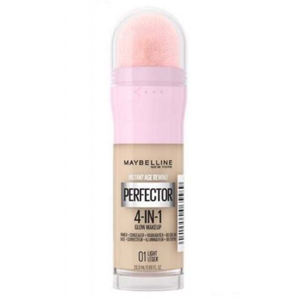 MAYBELLINE PERFECTOR 4IN1 GLOW FDT ILLUMIN E BASE TRUCCO N. 01 200ML