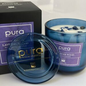 MERCURY CANDELA PROFUMATA LAVENDER WOOD 380 GR IN CAMPANA VETRO