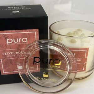 MERCURY CANDELA PROFUMATA VELVET ROSE & OUD 380 GR IN CAMPANA VETRO