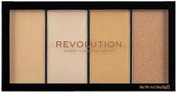 REVOLUTION PALETTE RELOADED LUSTRE LIGHTS WARM ILLUMINANTI 4 COLORI