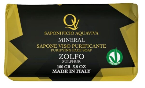 SAPONIFICIO AQUAVIVA SAPONE VISO PURIFICANTE ZOLFO 100GR