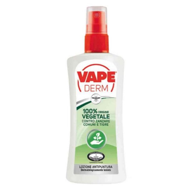 VAPE DERM LOZIONE ANTIPUNTURA 100% VEGETALE CONTRO ZANZARE 100ML