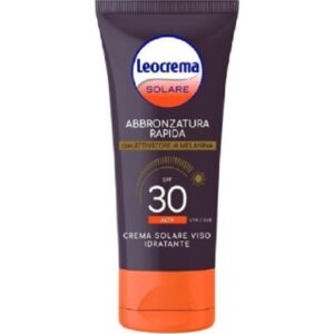 LEOCREMA SUN ABBRONZATURA RAPIDA CREMA SOLARE VISO SPF30 50ML