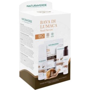 NATURAVERDE COFFRET BIO BAVA LUMACA SIERO 60 ML+MOUSSE 150ML+MASCHERA