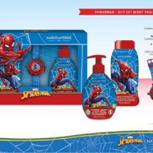 SPIDERMAN COFFRET S/G 250ML+SAPONE LIQUIDO 250ML+ OROLOGIO