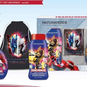 TRANSFORMERS COFFRET S/G 250 ML + SAPONE LIQUIDO 250 ML + SACCA