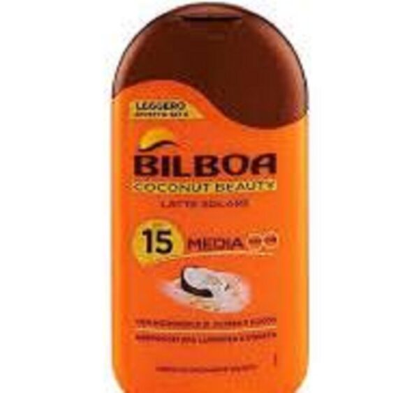 BILBOA COCONUT BEAUTY LATTE SOLARE SPRAY SPF15 200ML COCCO E JOJOBA