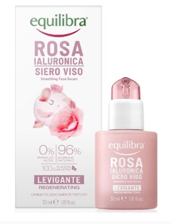 EQUILIBRA ROSA IALURONICA SIERO VISO LEVIGANTE 30 ML