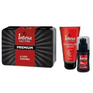 INTESA POUR HOMME PREMIUM KIT VISO BARBA GEL D.150ML+CREMA VISO 100ML