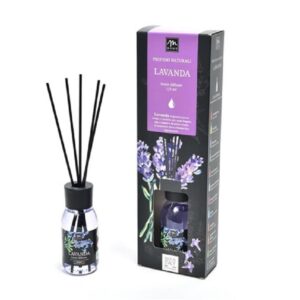 MERCURY DIFFUSORE DI ESSENZA LAVANDA CON BACCHETTI IN COTONE 125 ML