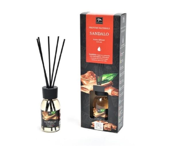 MERCURY DIFFUSORE DI ESSENZA SANDALO CON BACCHETTI IN COTONE 125ML