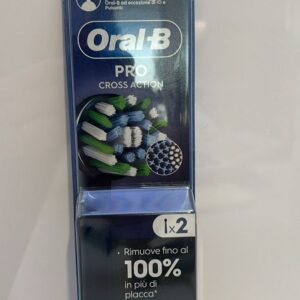 ORAL B PRO CROSS ACTION BLACK TESTINE X SPAZZOLINO ELETTRICO 2PZ