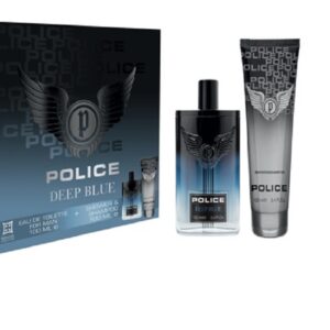 POLICE DEEP BLUE EDT 100 ML+ S/G 100 ML