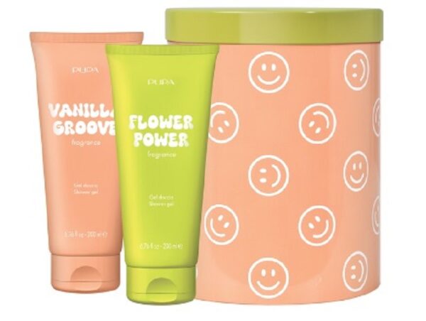 PUPA HAPPYBOX 3 LATTE DOCCIA 200 ML X 2 VANILLA GROOVE-FLOWER POWER