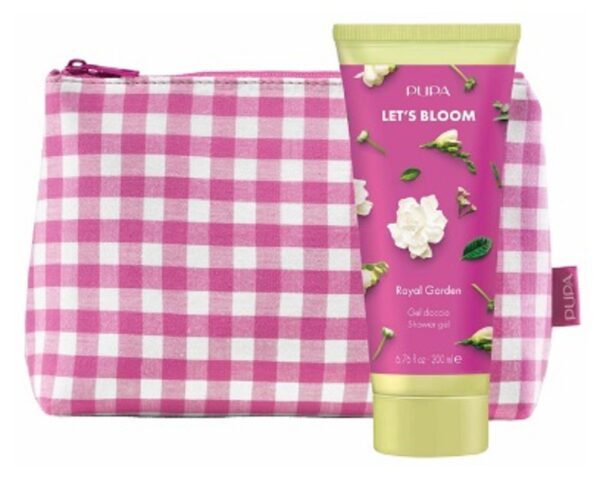 PUPA LET'S BLOOM LATTE DOCCIA 200 ML ROYAL GARDEN+POCHETTE