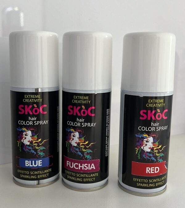 SKOC LACCA COLORATA X CAPELLI ROSSO-BLU-FUCHSIA 100 ML