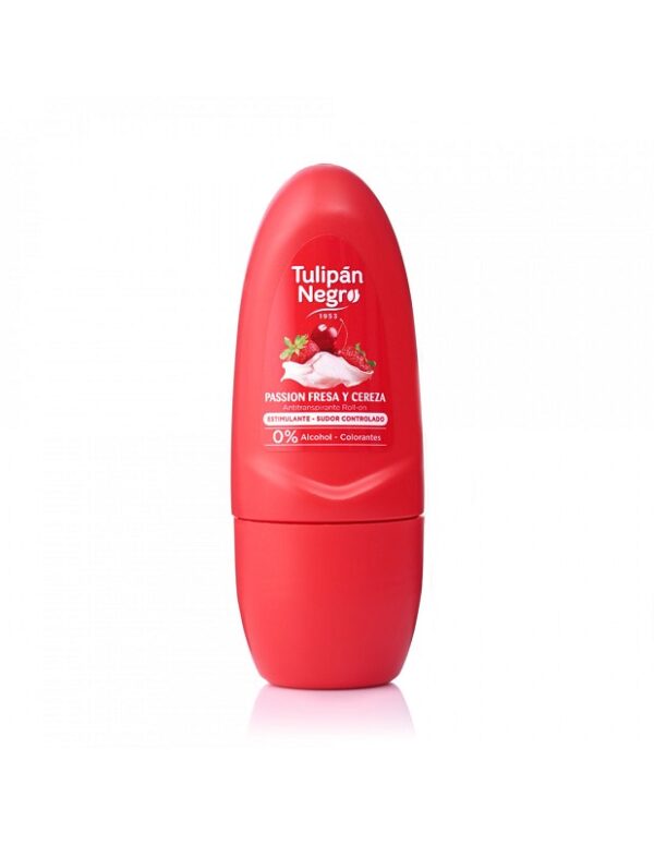 TULIPAN NEGRO DEO ROLL-ON PASSION FRESA Y CEREZA 50 ML