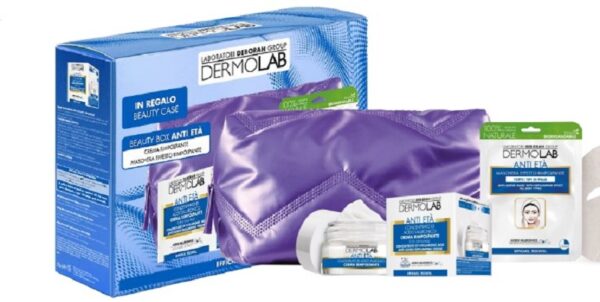 DERMOLAB COFF CREMA RIMPOLP ANTI ETA'+MASCHERA ANTI ETA' RIMPOLP+POCHE