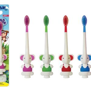 PAIF KIDS SPAZZOLINO DENTI WILD WHITE SOFT ELEFANTE