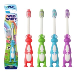 PAIF KIDS SPAZZOLINO DENTI WILD WHITE SOFT RANOCCHIO